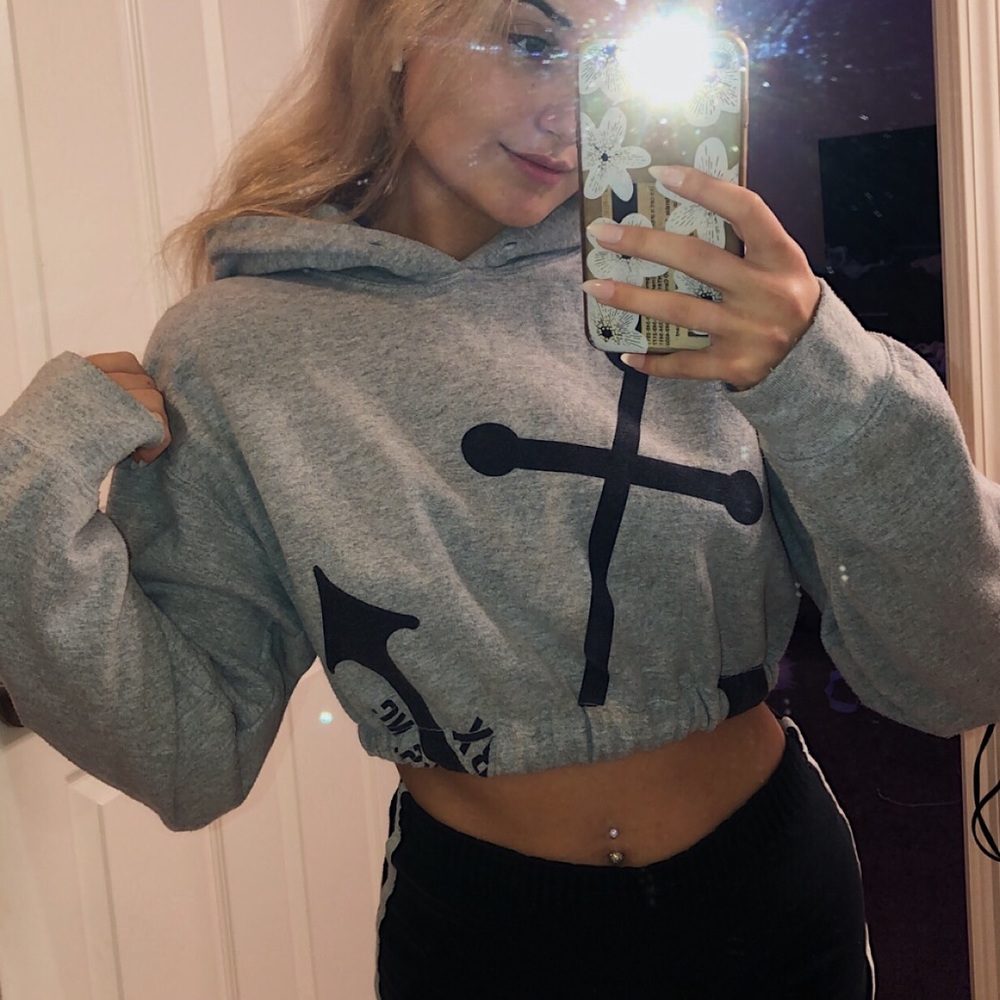 Scrunchie Sweatshirt (handmade)